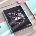 Kołonotatnik Strigo Pads Animals Kot B5 Kratka Czarny 100 Kartek
