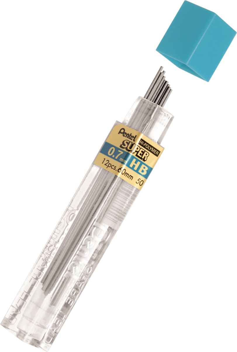 Grafit Pentel 0,7 mm HB 50-HB 12 Sztuk