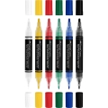 Markery Akrylowe Black Edition Shake&Paint 6 Kolorów Standard Faber-Castell