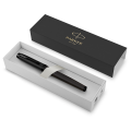Pióro Kulkowe Parker IM Achromatic Black Czarne Końcówka F + Etui + Torebka