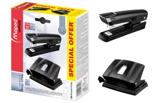 Zestaw Zszywacz i Dziurkacz MAPED 25 kartek Essentials Pudełko