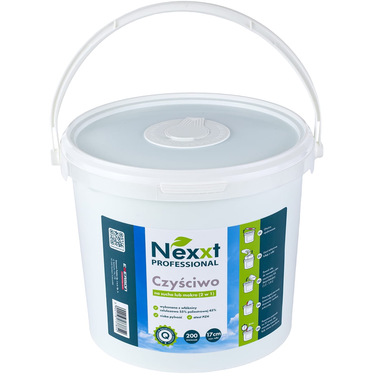 Czyściwo Na Sucho Lub Mokro W Wiaderku 2w1 Nexxt