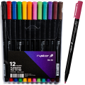 Flamastry Pisaki Rystor 1.0 RC-10 12 Kolorów W Plastikowym Etui