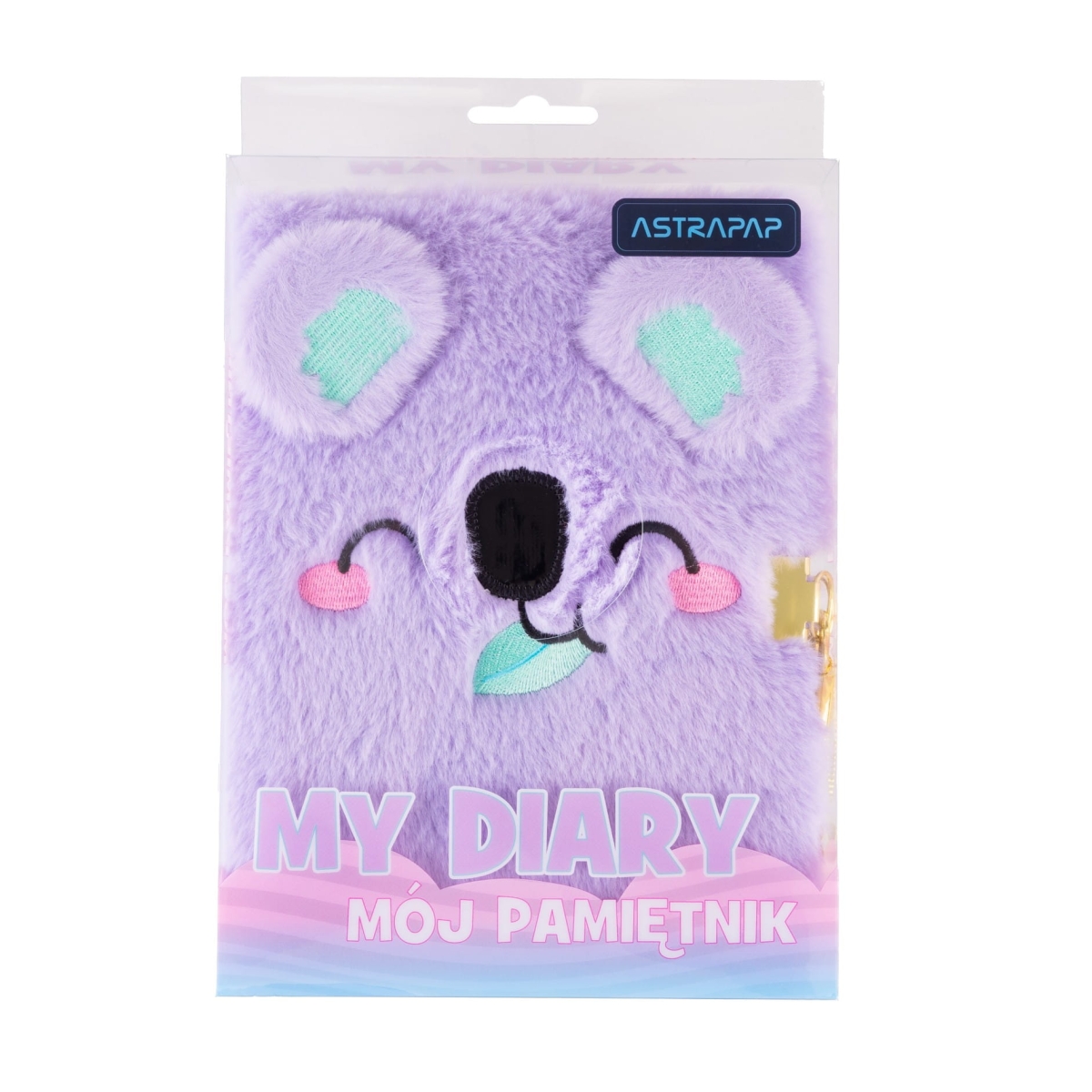 Pamiętnik Z Kłódką Astrapap Sweet Koala Fioletowy A5 96 Kartek