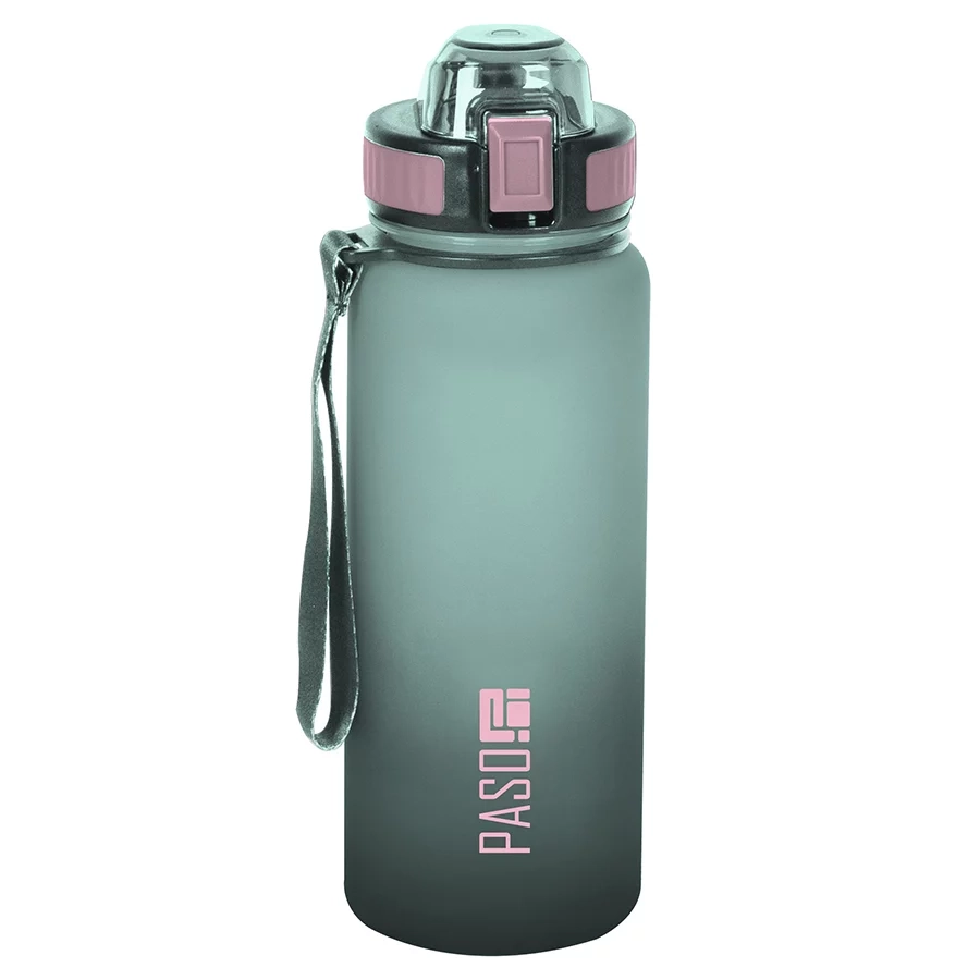 Bidon Na Wodę Napoje Miętowy Paso Pojemny 850ml Pasek Na Rękę Do Trzymania