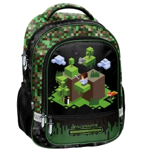 Plecak Press Start Game Paso Do Szkoły Dla Chłopaka Fana Gry Minecraft