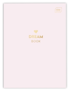 Zeszyt A4 60 Kartek Interdruk Kratka Złoty Napis Dream Book
