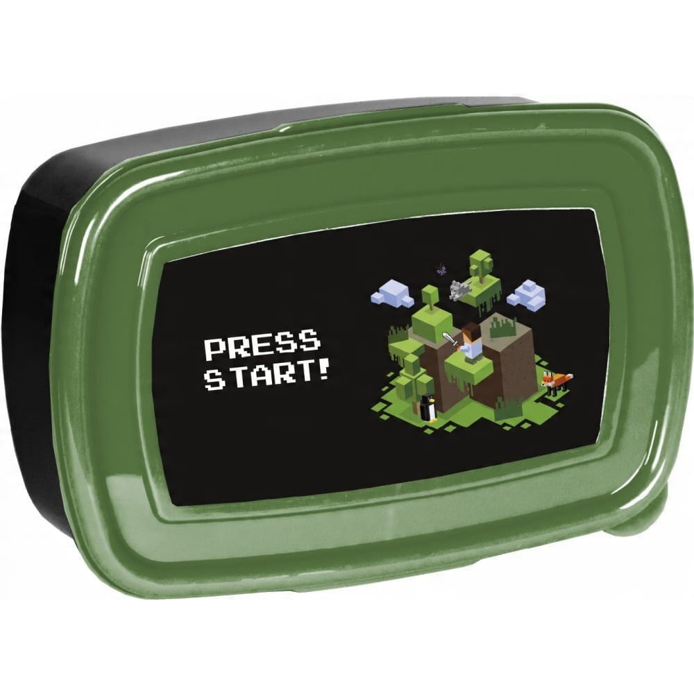 Śniadaniówka Press Start Game Paso 750 ml Szczelna Lekka Funkcjonalna