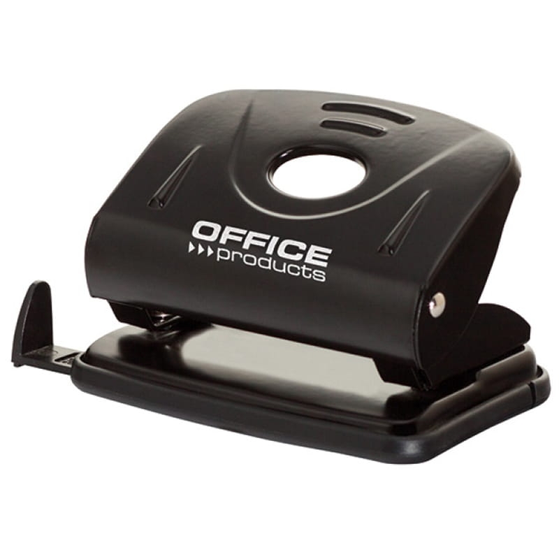 Dziurkacz Biurowy Office Products Do 25 Kartek Czarny Z Ogranicznikiem