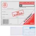 Druk Karta Urlopowa A6 Emerson 80 Arkuszy