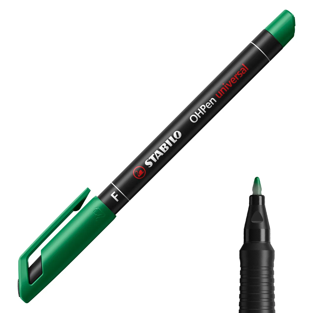 Foliopis Permanentny Stabilo OHPen F Zielony 0,7mm
