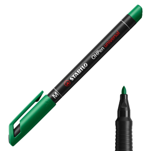 Foliopis Permanentny Stabilo OHPen M Zielony 1,0mm