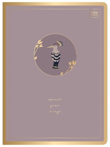 Zeszyt A5 80= M 70g Metallic Satin Gold Interdruk