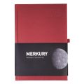 Kalendarz 2025 A5 Dzienny O.Diary Merkury Bordowy Twarda Okładka