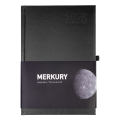 Kalendarz 2025 A5 Dzienny O.Diary Merkury Czarny Twarda Okładka