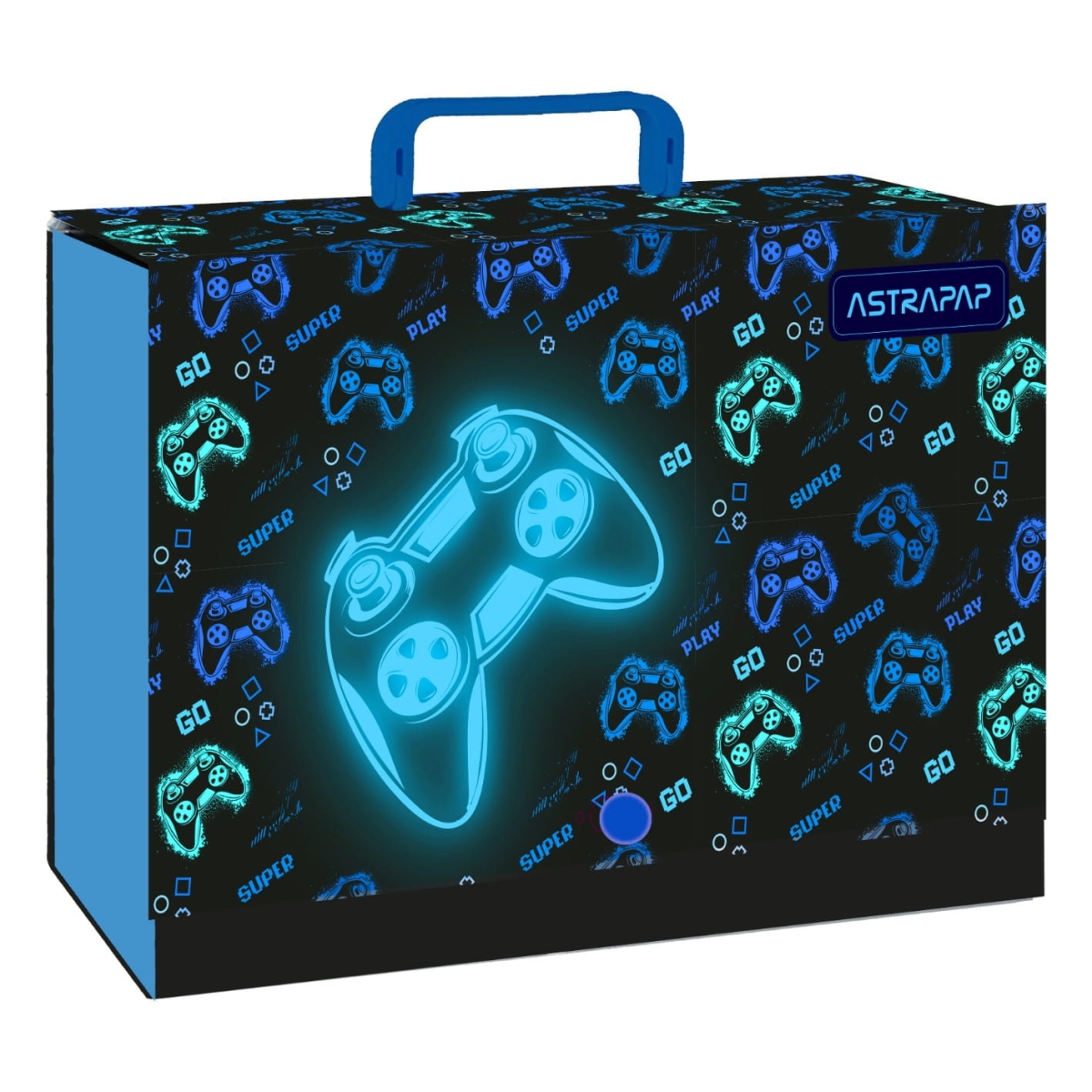 Teczka Na Prace Plastyczne A4 Z Rączką GO PLAYING GAME XL 9cm Astra