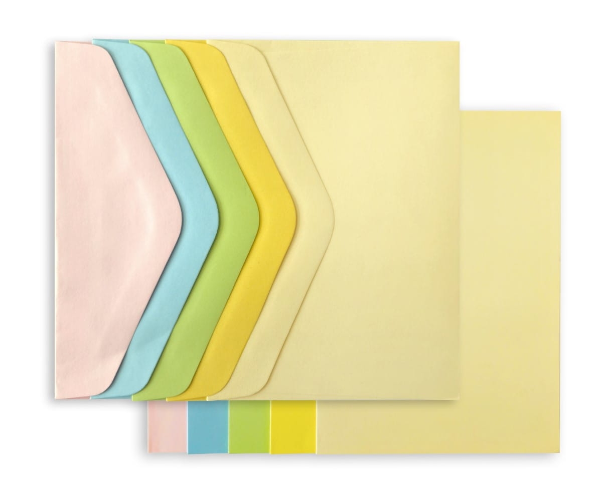 Baza Do Kartek Karnet I Koperta C6 Pastelowy 5 Sztuk Galeria Papieru