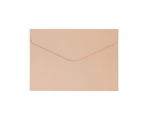Koperta Ozdobna C6 Gładki Brzoskwiniowy 10 Sztuk Galeria Papieru