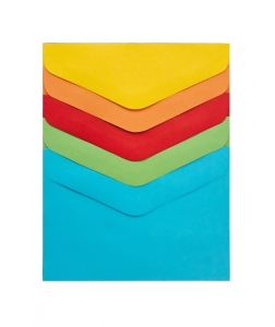 Koperta Ozdobna C6 Gładki Różne Kolory 10 Sztuk Galeria Papieru