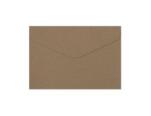 Koperta Ozdobna C6 Kraft Ciemnobeżowa 10 Sztuk Galeria Papieru