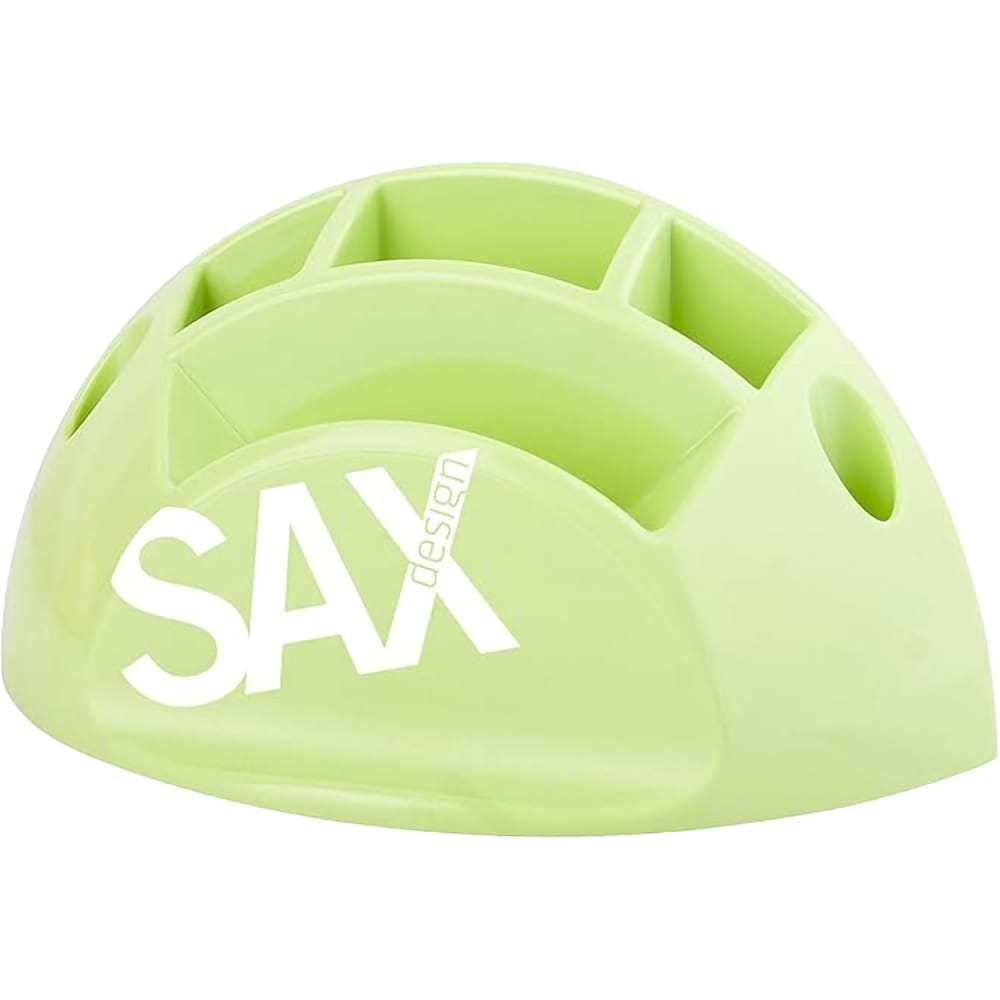 Przybornik Na Biurko Sax Design z Przegródkami Jasnozielony