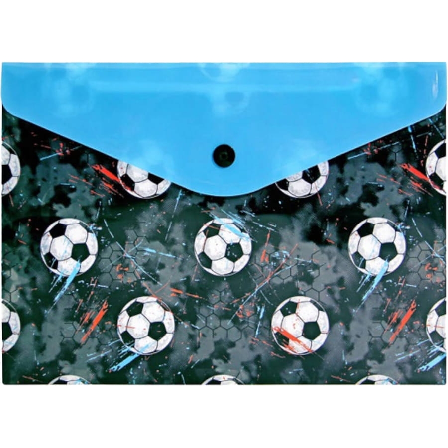 Teczka Kopertowa Na Zatrzask Plastikowa PP A5 Biurfol Piłka Nożna