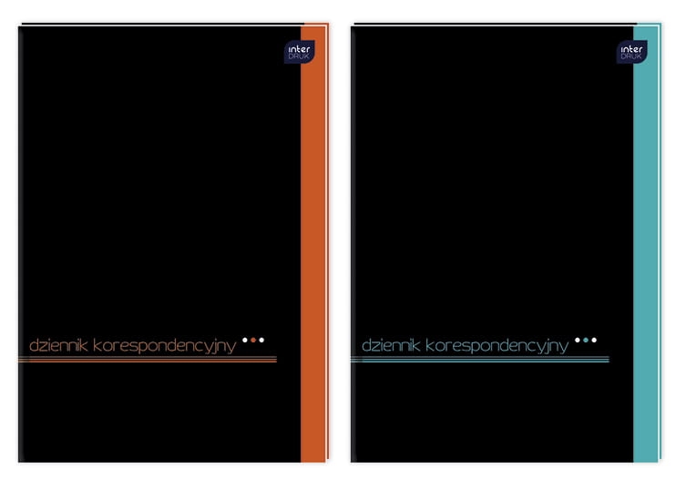 Dziennik Korespondencyjny A4 96 Kartek 70g Twarda Oprawa Interdruk