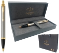 Długopis Parker IM Brushed Metal GT + Opakowanie Prezentowe Gift Box