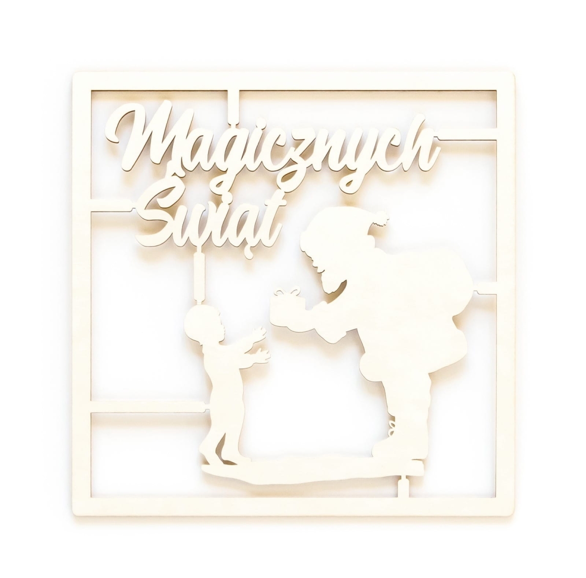 Tekturki Dekoracyjne Zestaw Mikołaj Ozdoba Świąteczna Do Pomalowania