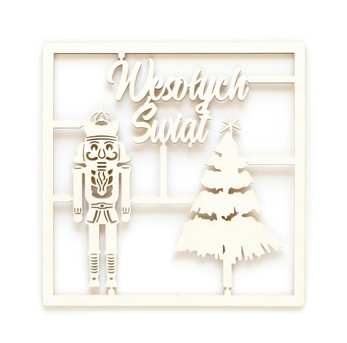 Tekturki Dekoracyjne Zestaw Dziadek Do Orzechów Ozdoba Do Pomalowania