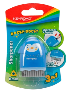 Temperówka Plastikowa Z Gumką Keyroad Rocky-Docky