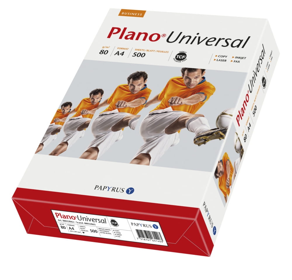 Papier Biurowy Biały Ksero A4 Plano Universal 80g 500 Arkuszy Klasa C