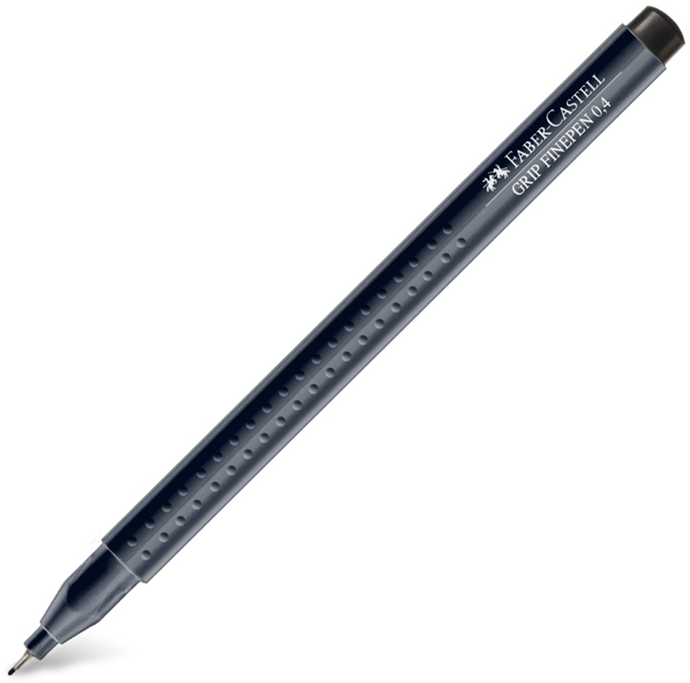Cienkopis Faber Castell Grip Czarny 0,4mm 151699FC