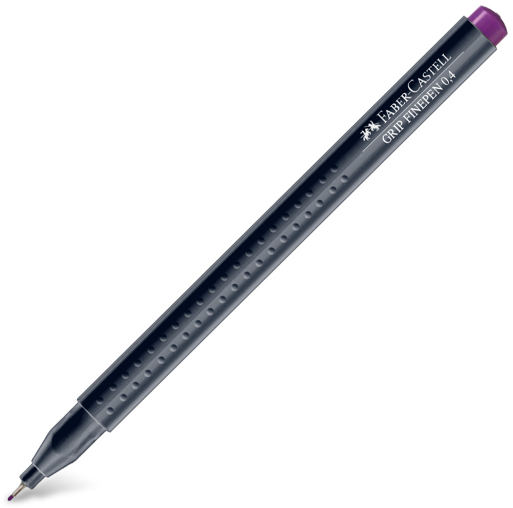 Cienkopis Faber Castell Grip Śliwkowy 0,4mm 151634FC