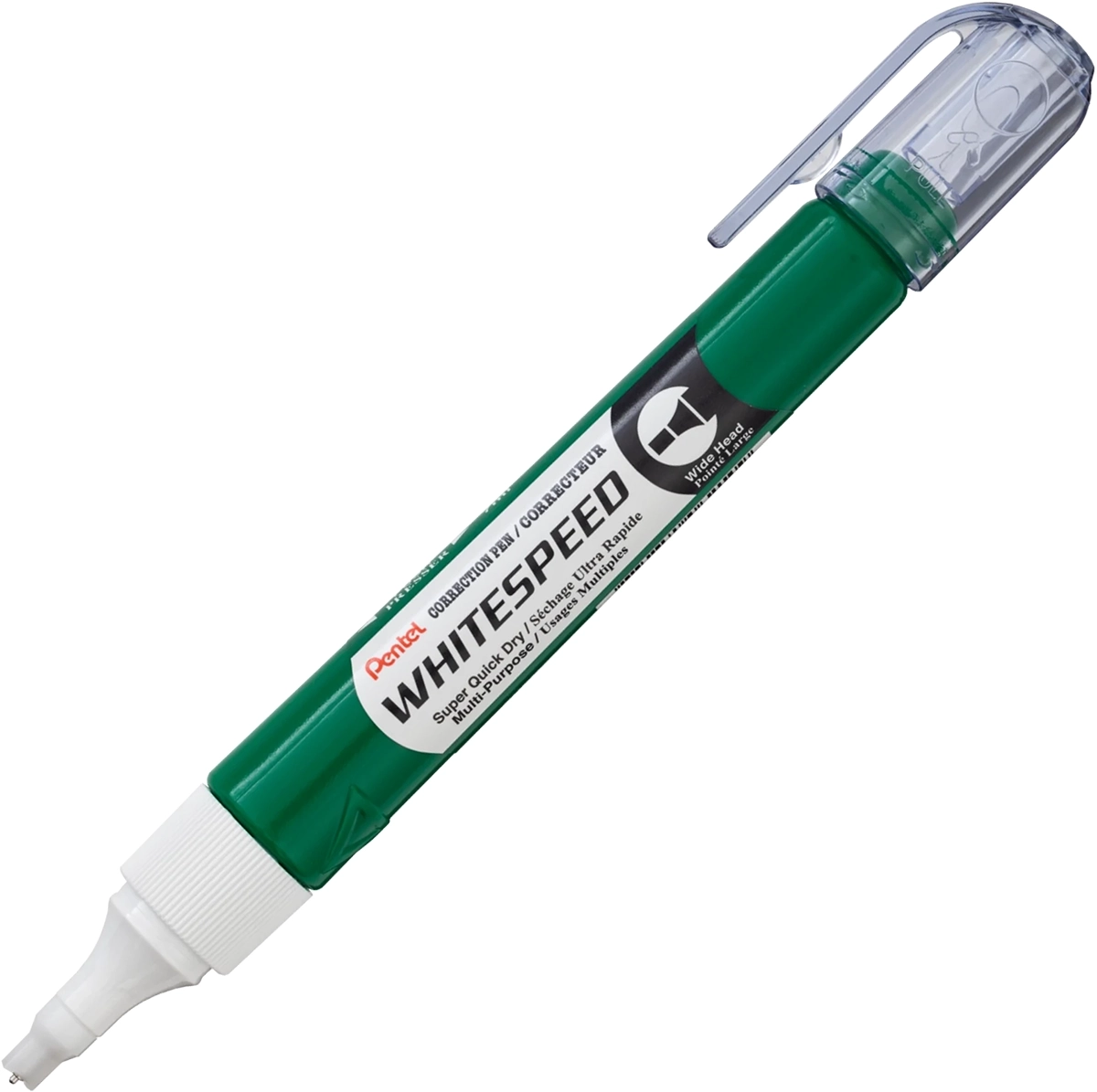 Korektor W Piórze Pentel Z Płaską Końcówką Szybkoschnący 7ml
