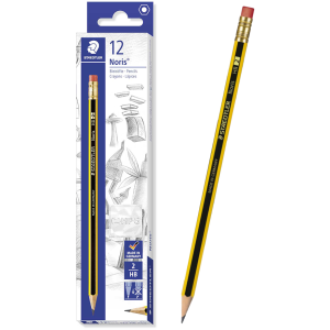 Ołówek Z Gumką Staedtler HB 12 Sztuk Komplet W Opakowaniu