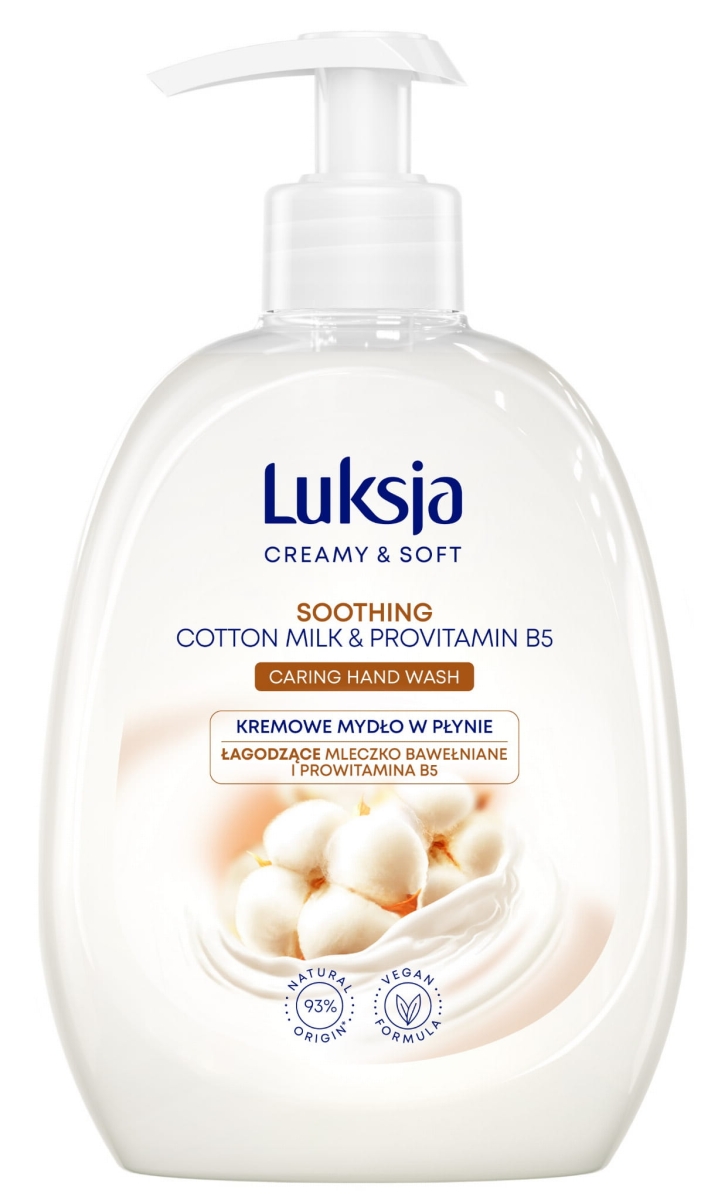 Mydło W Płynie Luksja 500ml Creamy Cotton Milk&Vitamins