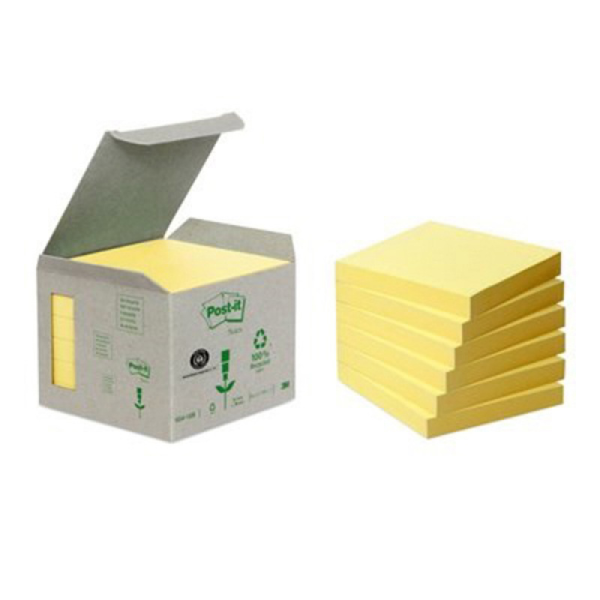 Karteczki Samoprzylepne Eko Post-It 76x76mm 600x