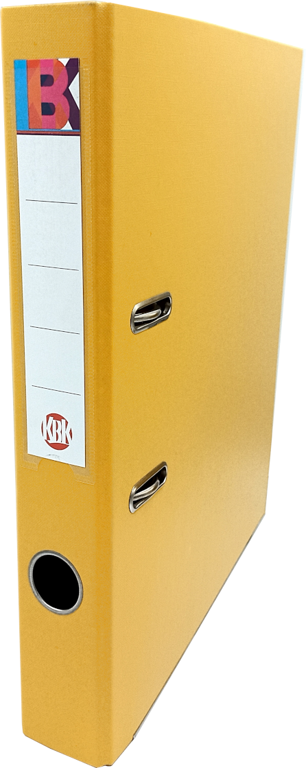 Segregator Biurowy A4 50mm Wąski Żółty