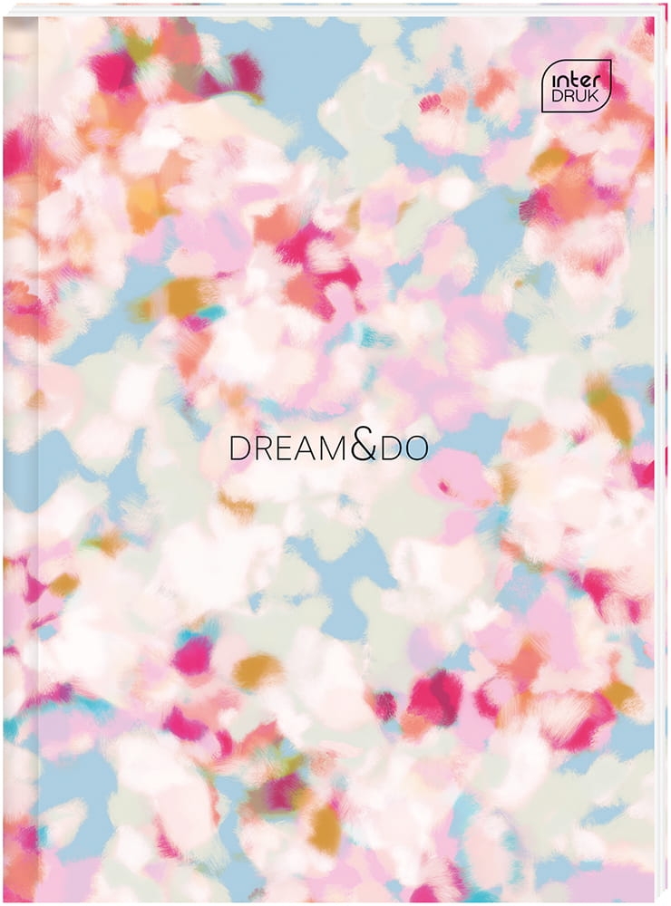 Brulion Gruby A5 192 Kartki Krata Tw. Okładka Mix