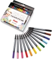 Zestaw Cienkopisów Kreślarskich Pentel Pointliner 0,4 mm 12 Różnych Kolorów