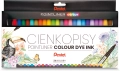 Zestaw Cienkopisów Kreślarskich Pentel Pointliner 0,4 mm 24 Różne Kolory