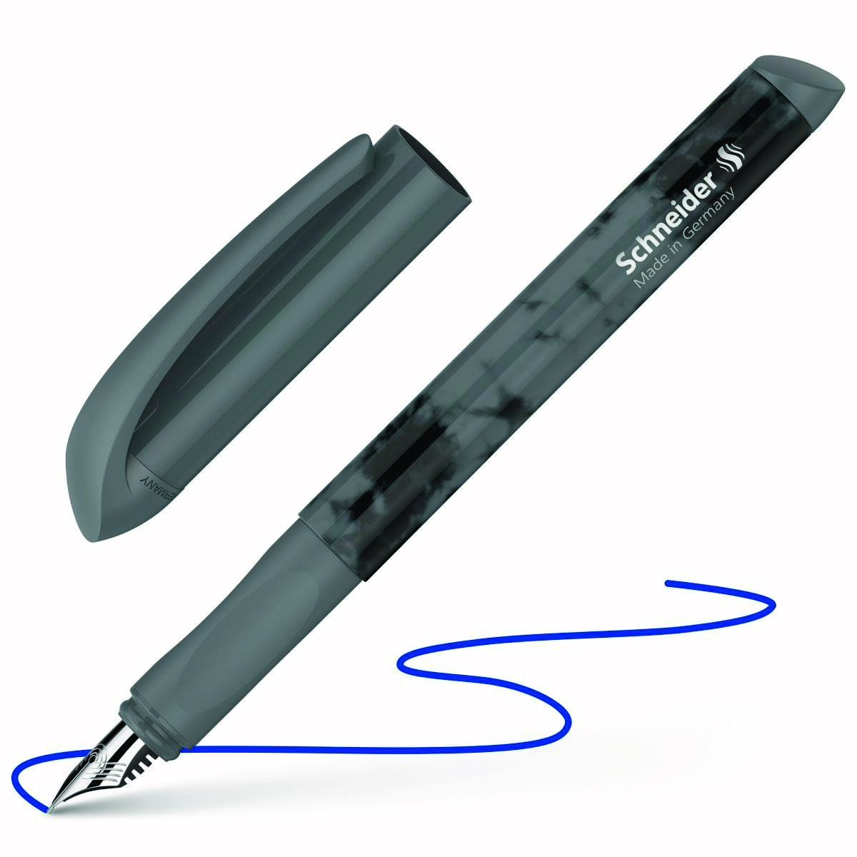 Pióro Wieczne Szkolne Schneider Easy Szare  Stalówka M SR162051