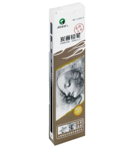 Węgiel w drewnie C7300-6 12 Sztuk Czarny Maries Średnica Grafitu 3mm