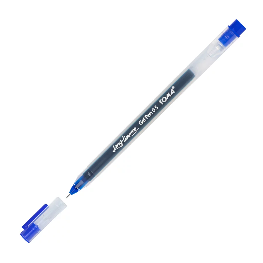 Długopis Żelowy Long Line Niebieski Toma Grubość Końcówki 0,5mm