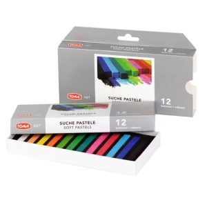 Pastelowe Suche Toma 12 Różnych Intensywnych Kolorów Profesjonalne