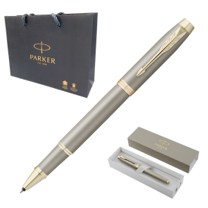 Pióro Kulkowe Parker IM Kropka Nad I Sandstone Piaskowe + Etui + Torebka