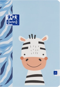 Zeszyt A4/32 Kratka Niebieska Oxford Kids Zwierzątka Różne Wzory