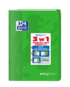 Zeszyt A5/60 Kratka Oxford EasyBook Plastikowa Okładka Różne Kolory