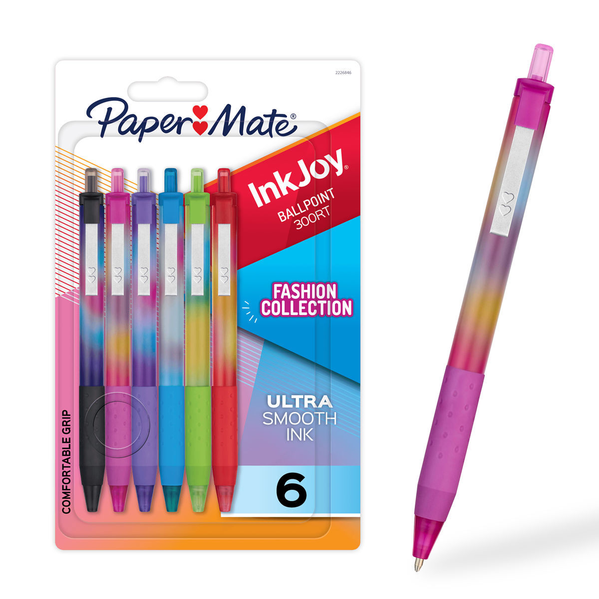 Długopis Automatyczny INKJOY 300 RT M Futuristic Fades 6x Paper-Mate